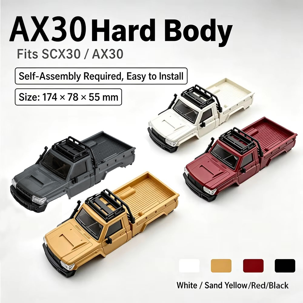 Rc Hobby Grade Truck - Carrosserie rigide pour pick-up AX30, modèle