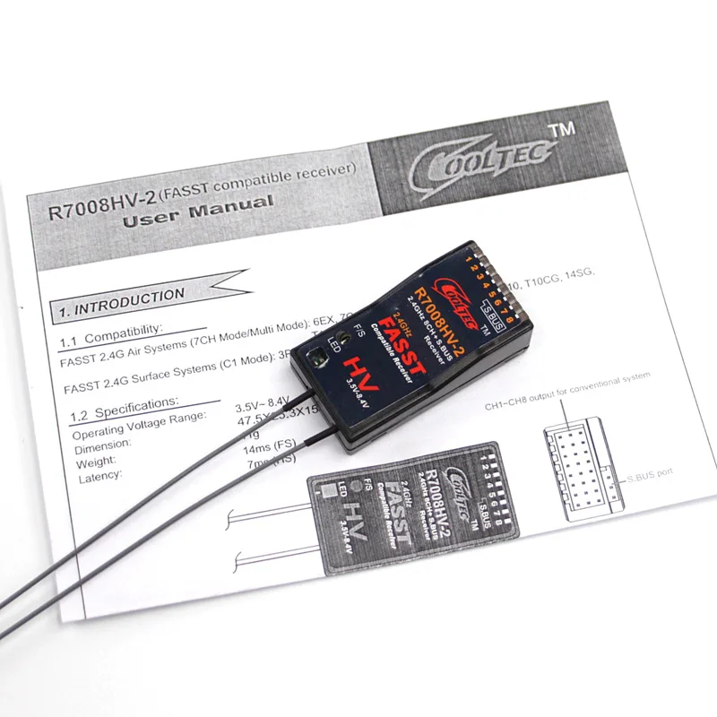 Nouveau Cooltech R7008HV-2 Fut - Receiver Sbus 8Ch avis et prix