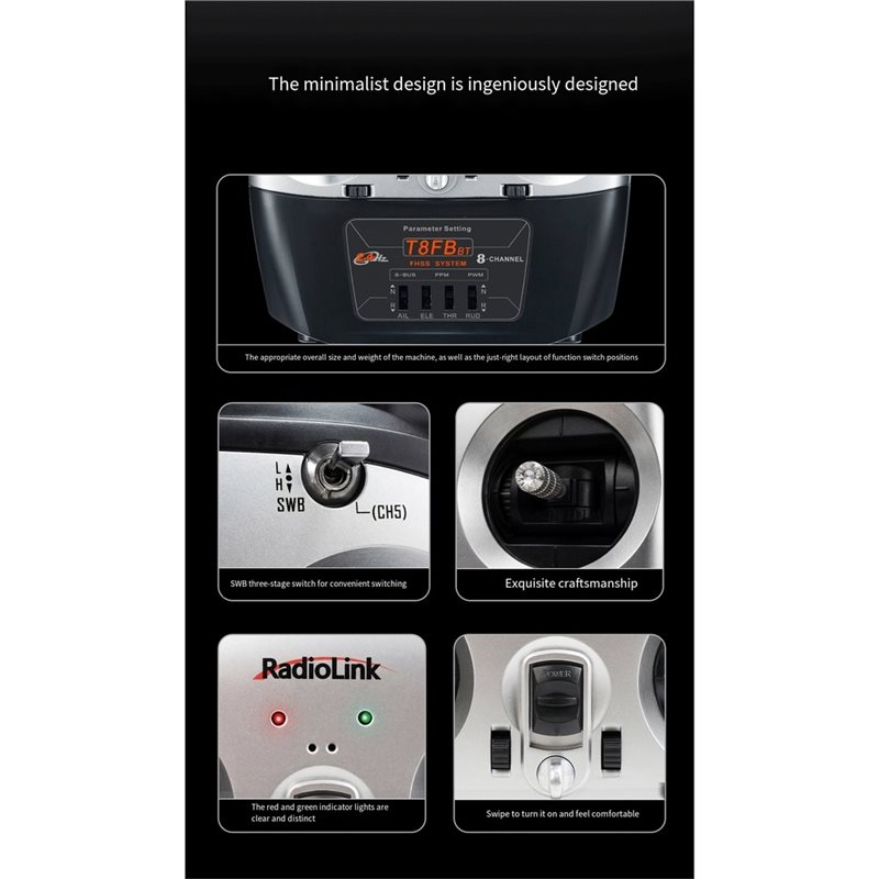 Radiolink T8FB 8CH 2.4Ghz Émet - Receiver Sbus 8Ch avis et prix