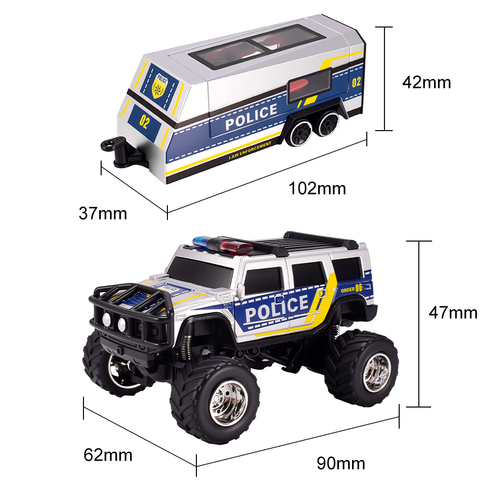 Voiture de police RC 9imod 2.4 - Rc Hobby Grade Truck avis et prix