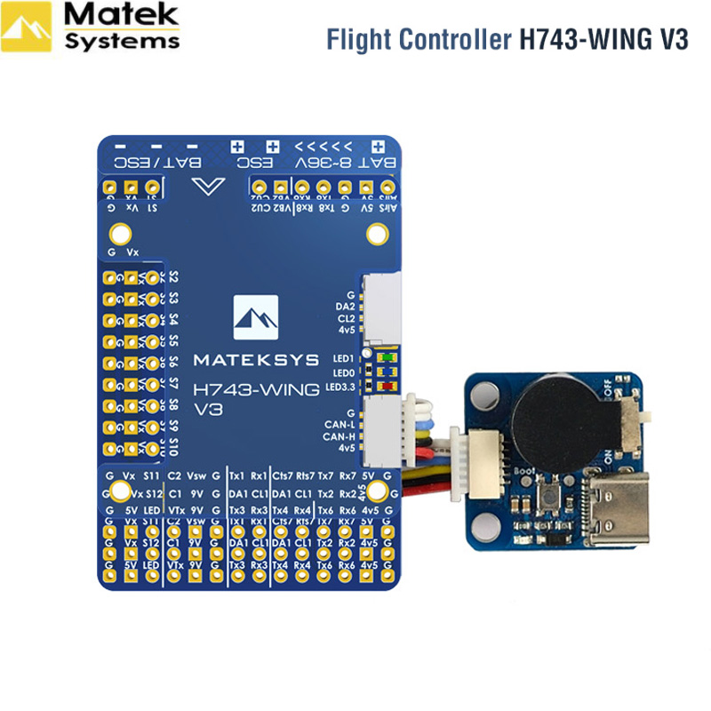 Contrôleur de vol MATEK H743 W - Rc Plane Hobby Zone avis et prix