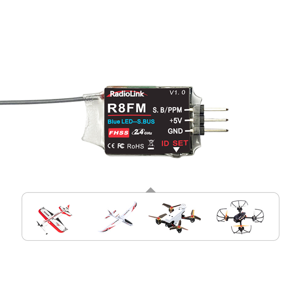Radiolink 2.4GHz R8FM 8CH RC r - Receiver Sbus 8Ch avis et prix