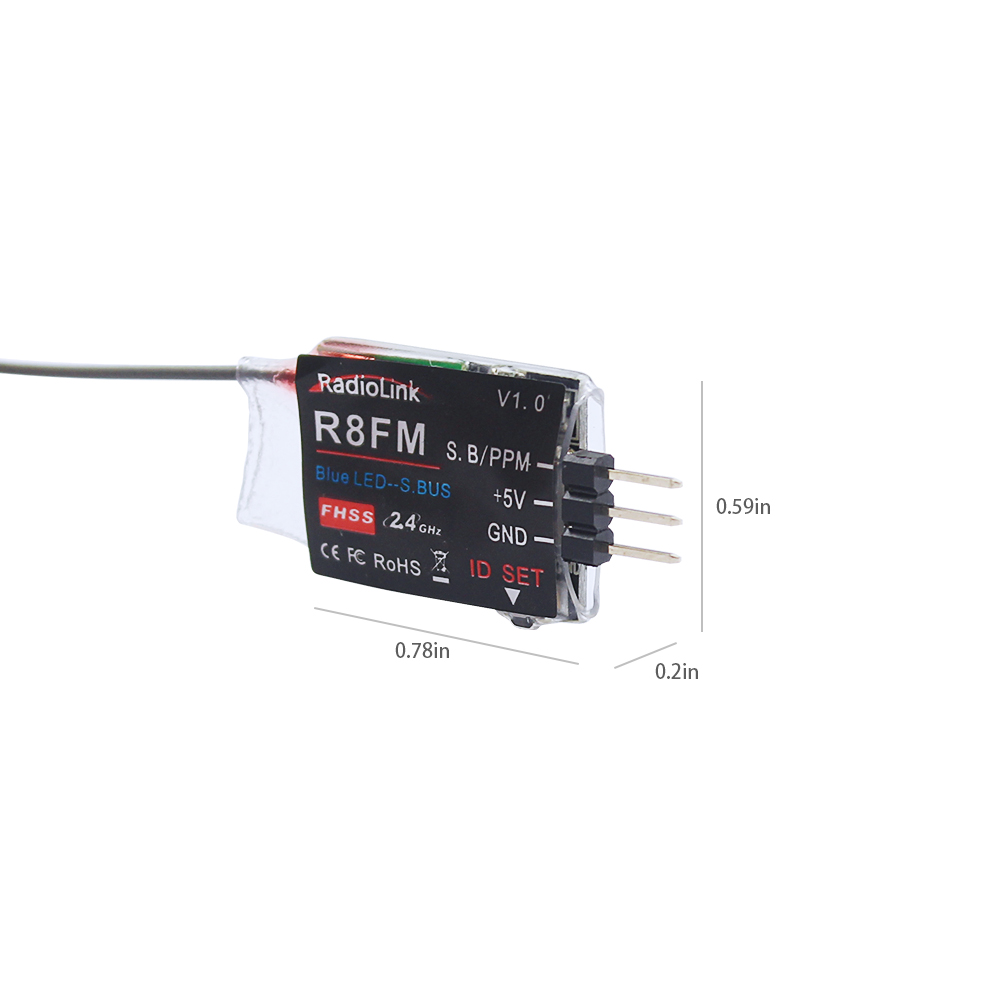 Radiolink 2.4GHz R8FM 8CH RC r - Receiver Sbus 8Ch avis et prix
