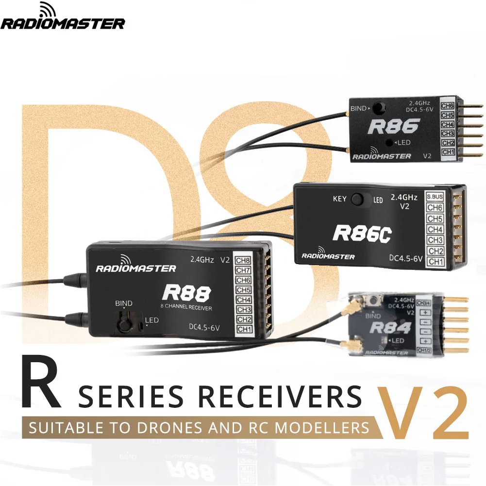 Récepteur Radiomaster R81 R84  - Receiver Sbus 8Ch avis et prix
